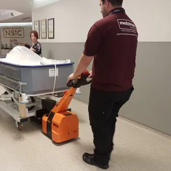 Battery Powered Tug in the NHS