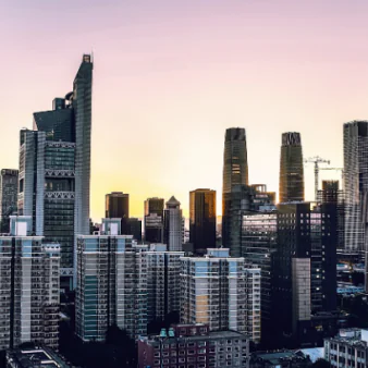 Using electric tugs in the construction of high rise buildings