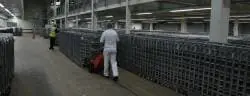 Our battery-powered cage pushers