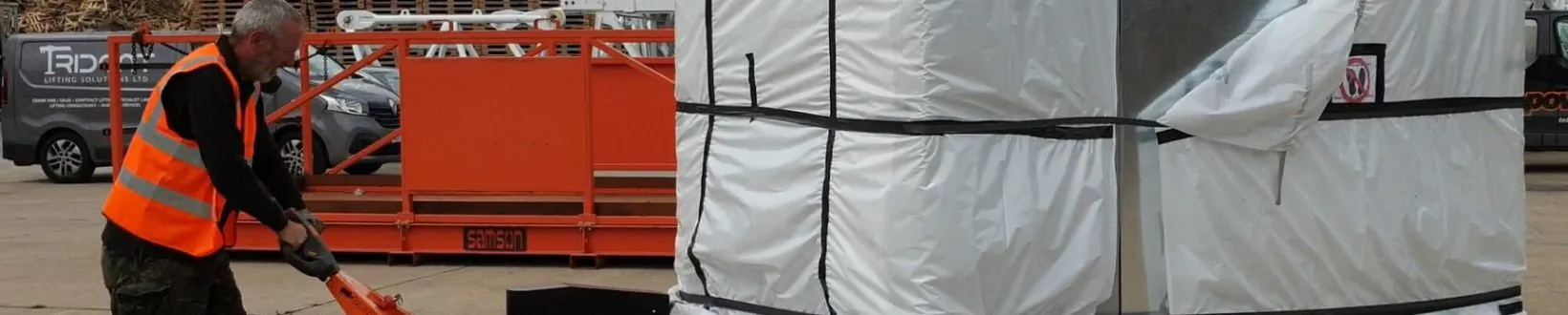 Moving Building Material on a Railed System