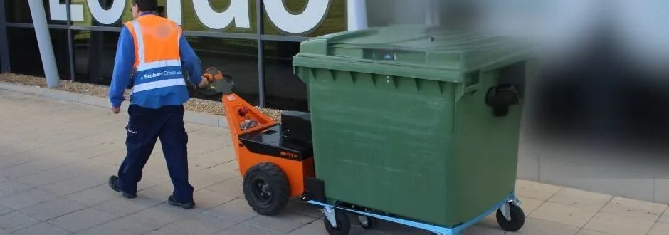 Safer Waste Transport in Hospitals with Tractive Power